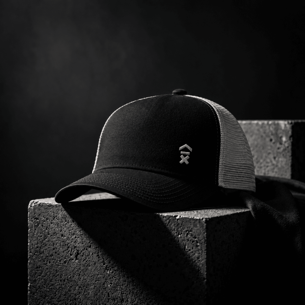 Embroidered Trucker Cap | Above Average Clothing | organic cotton apparel