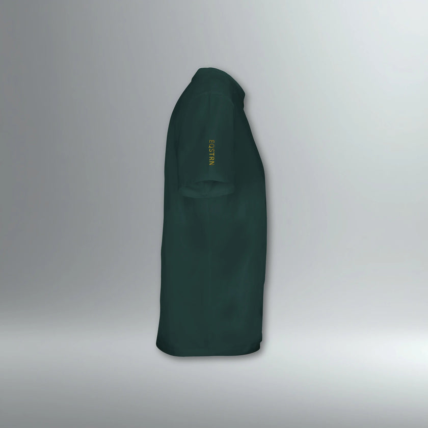 EQSTRN Embroidered Identity Tee | Above Average Clothing | organic cotton apparel