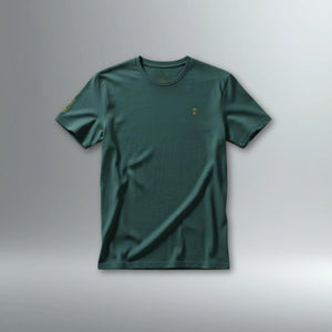 EQSTRN Embroidered Identity Tee | Above Average Clothing | organic cotton apparel