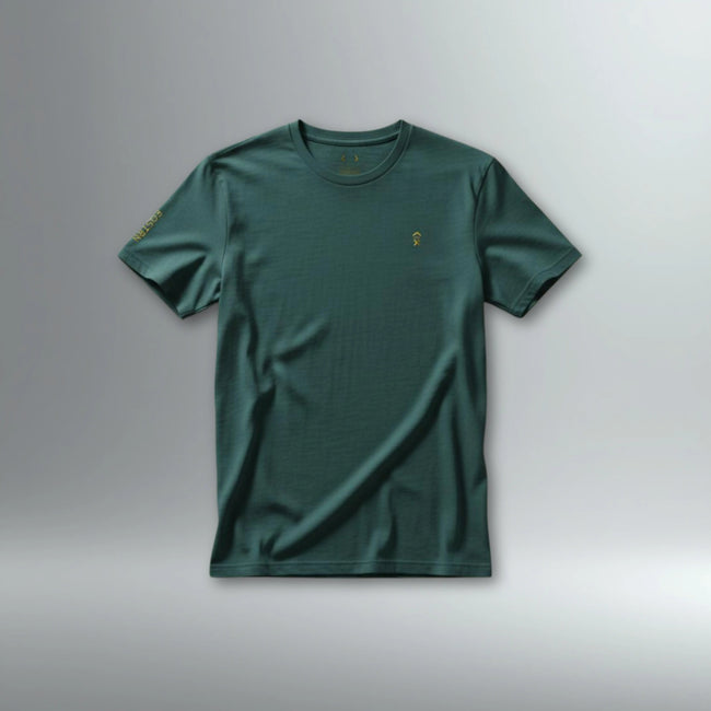 EQSTRN Embroidered Identity Tee | Above Average Clothing | organic cotton apparel