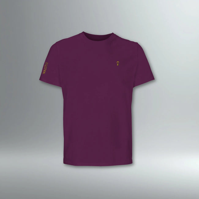 EQSTRN Embroidered Identity Tee | Above Average Clothing | organic cotton apparel