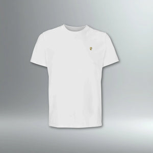 EQSTRN Embroidered Logo Tee | Above Average Clothing | organic cotton apparel