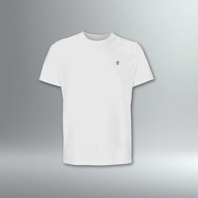 EQSTRN Embroidered Logo Tee | Above Average Clothing | organic cotton apparel