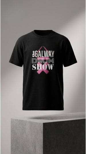 Galway Drum Show Organic Tee - Black | Above Average Clothing | organic cotton apparel
