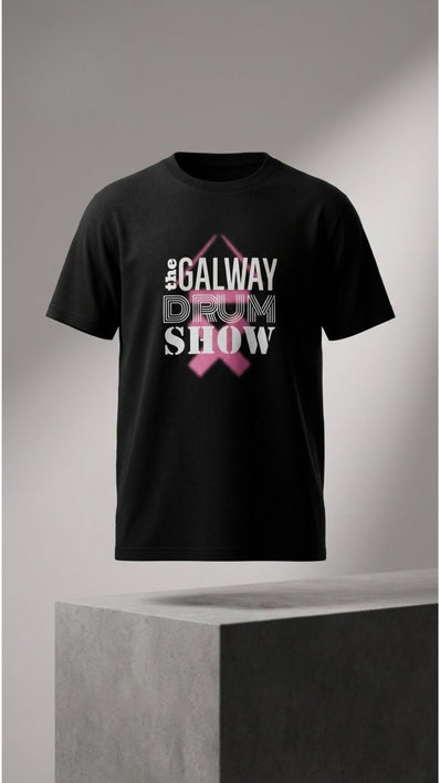 Galway Drum Show Organic Tee - Black | Above Average Clothing | organic cotton apparel