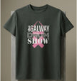Galway Drum Show Organic Tee - Charcoal | Above Average Clothing | organic cotton apparel