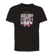 Galway Drum Show tee - large logo black | Above Average Clothing | organic cotton apparel