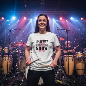 GDS white tee large logo | Above Average Clothing | organic cotton apparel