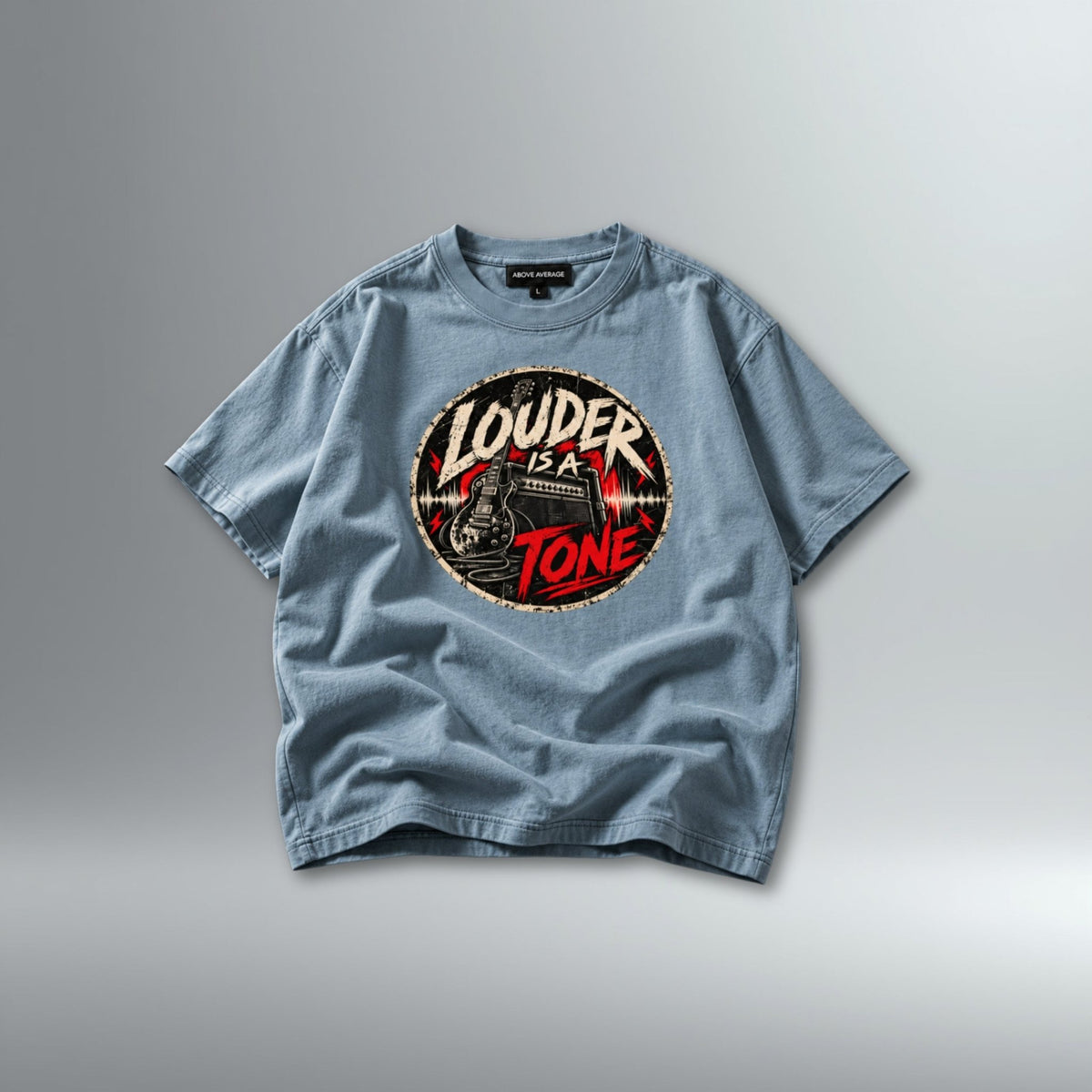 GTRST 'Louder Is A Tone' Oversized Tee | Above Average Clothing | organic cotton apparel