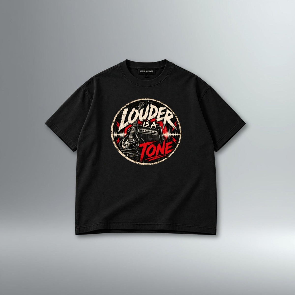 GTRST 'Louder Is A Tone' Oversized Tee | Above Average Clothing | organic cotton apparel