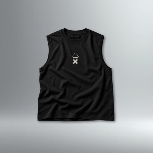 'Happy To Be Here' Performance Sleeveless | Above Average Clothing | organic cotton apparel