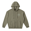 high life zip up 10cm logo | Above Average Clothing | organic cotton apparel