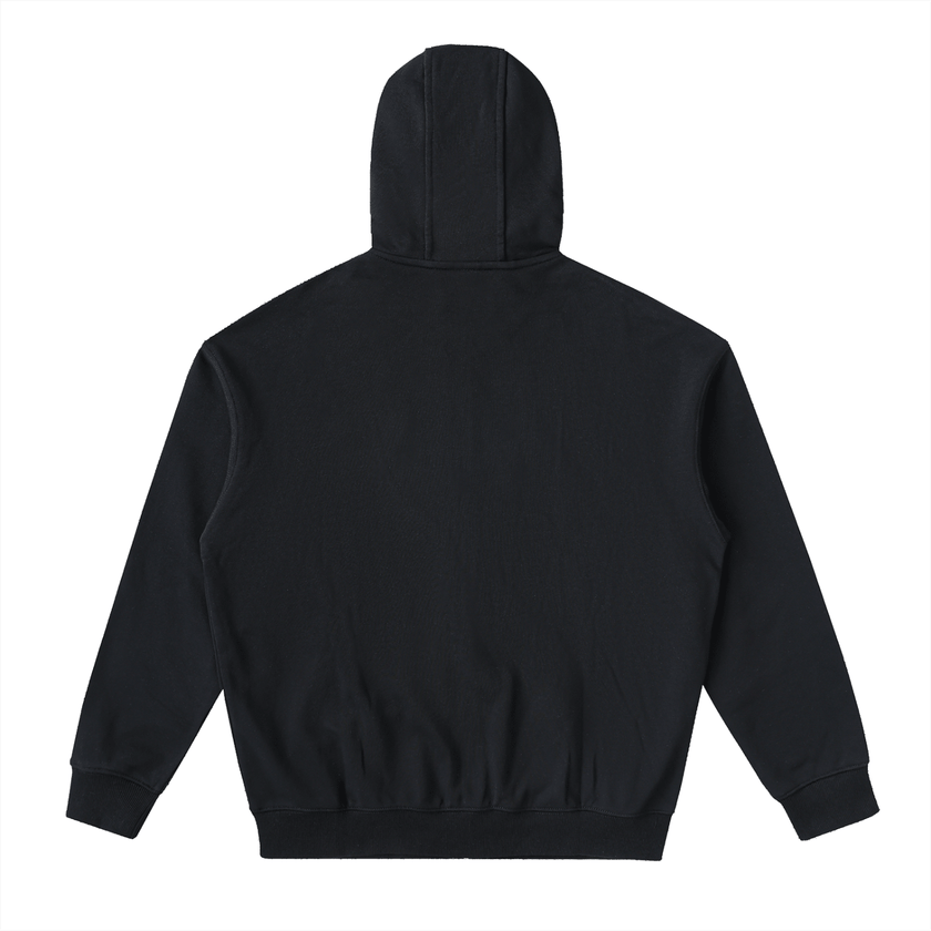 high life zip up 10cm logo | Above Average Clothing | organic cotton apparel