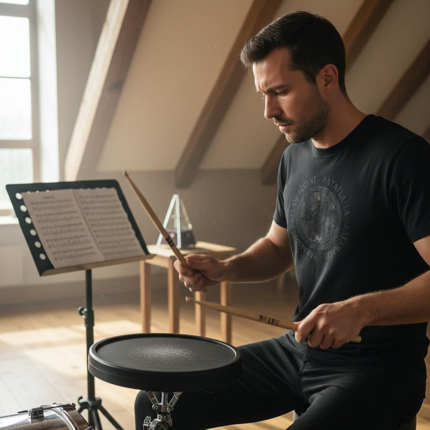 J Boye “The Grind For Chops” DRMMR Tee | Above Average Clothing | organic cotton apparel