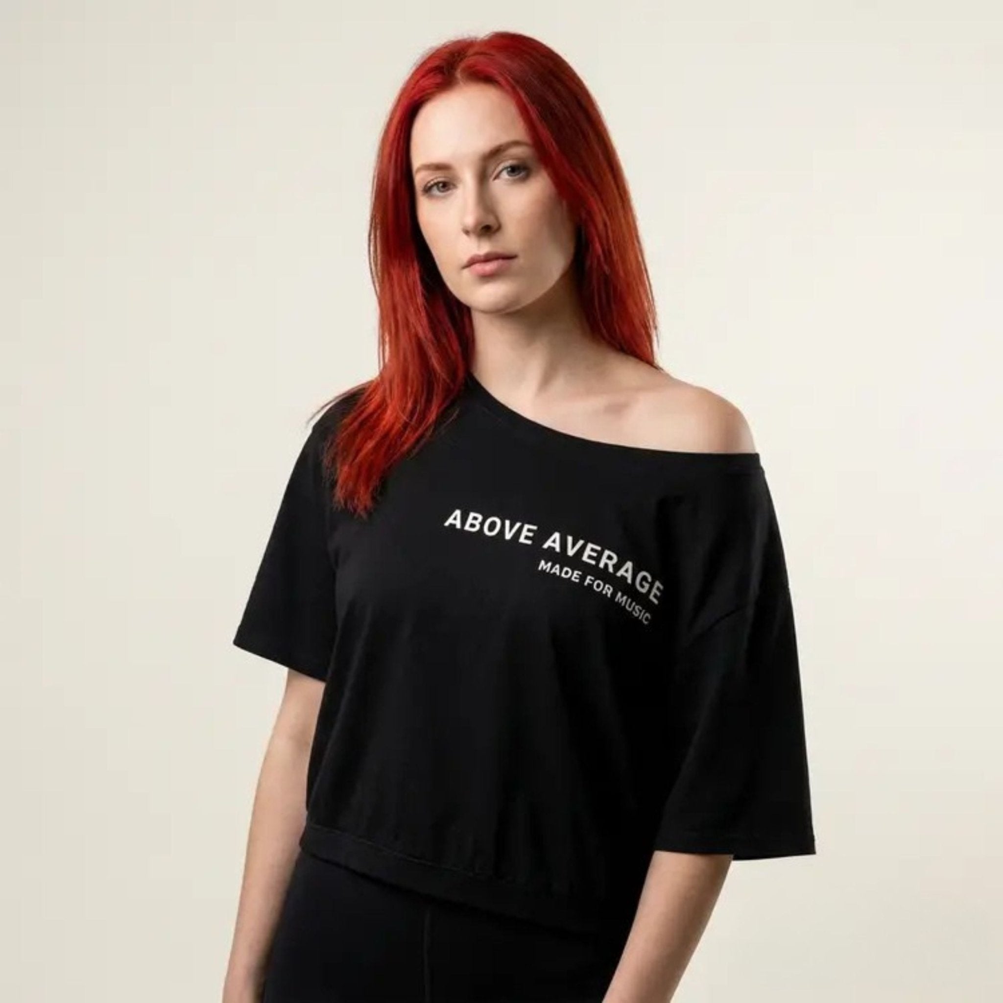 'Made for Music' Asymmetric Oversized Tee | Above Average Clothing | organic cotton apparel