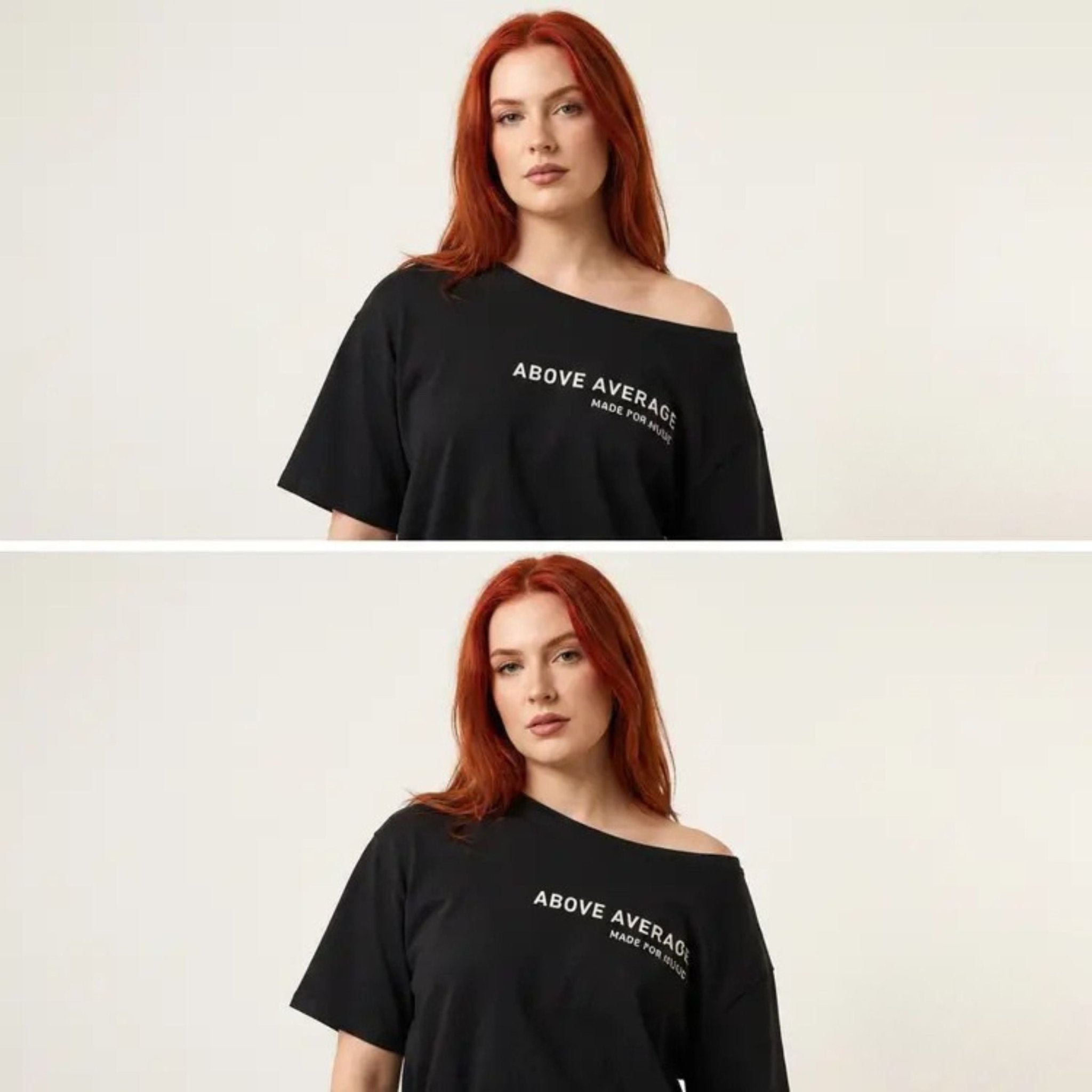 'Made for Music' Asymmetric Oversized Tee | Above Average Clothing | organic cotton apparel