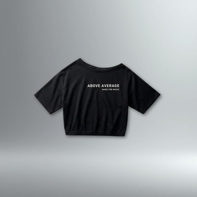 'Made for Music' Asymmetric Oversized Tee | Above Average Clothing | organic cotton apparel