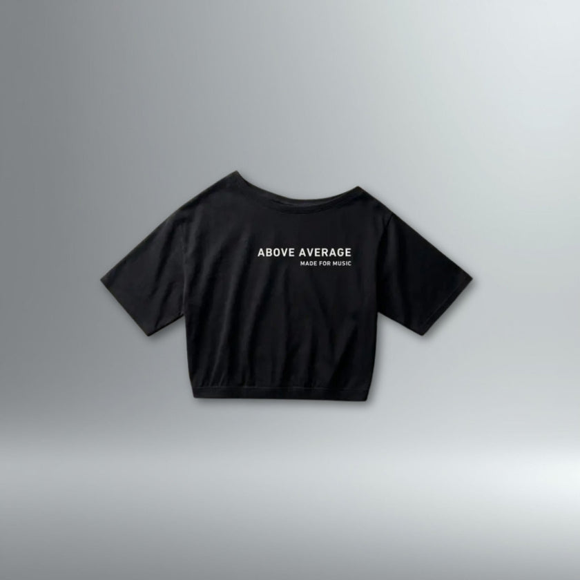 'Made for Music' Asymmetric Oversized Tee | Above Average Clothing | organic cotton apparel