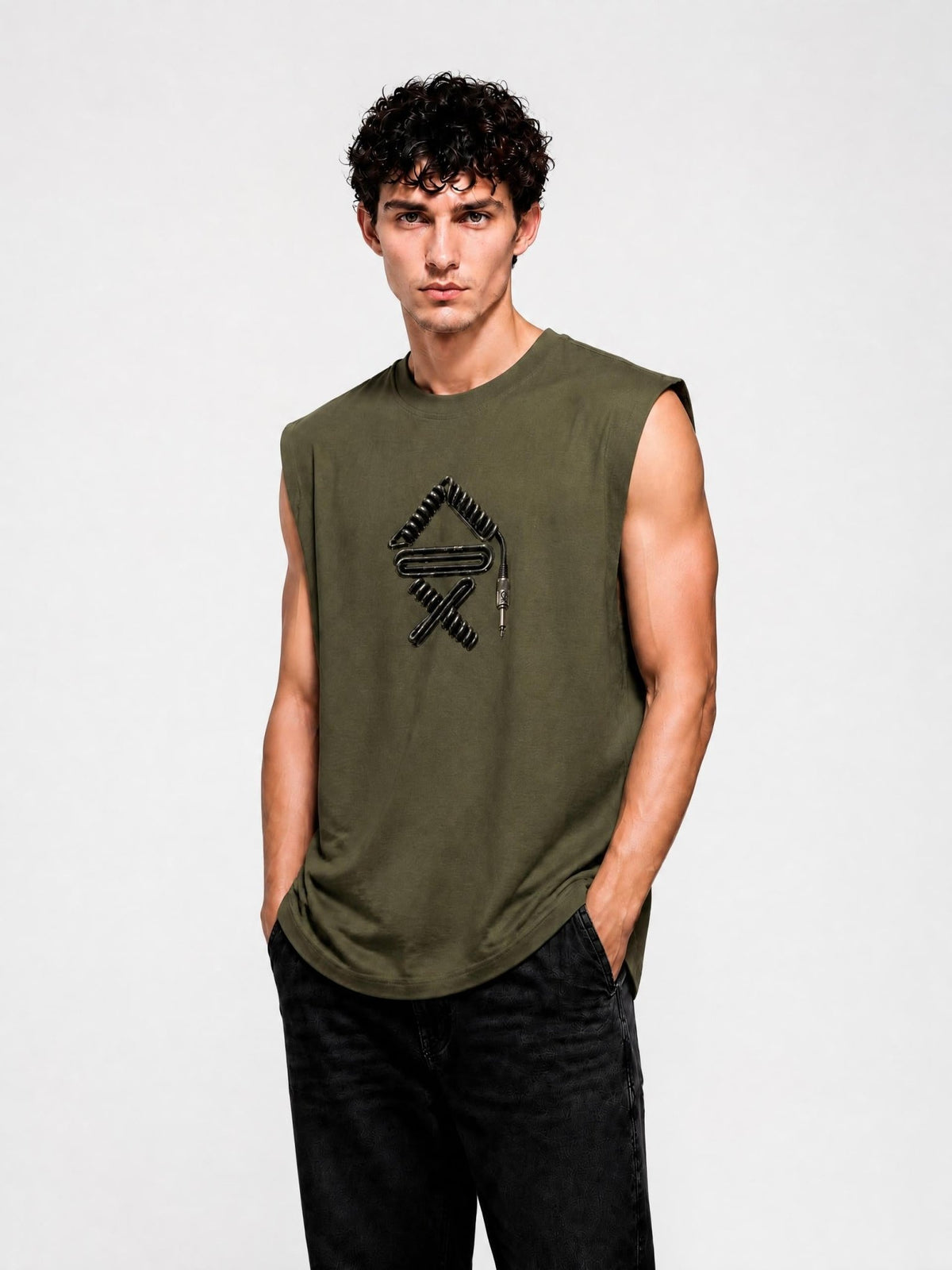 Made For Music Audio Stack Sleeveless Tee | Above Average Clothing | organic cotton apparel