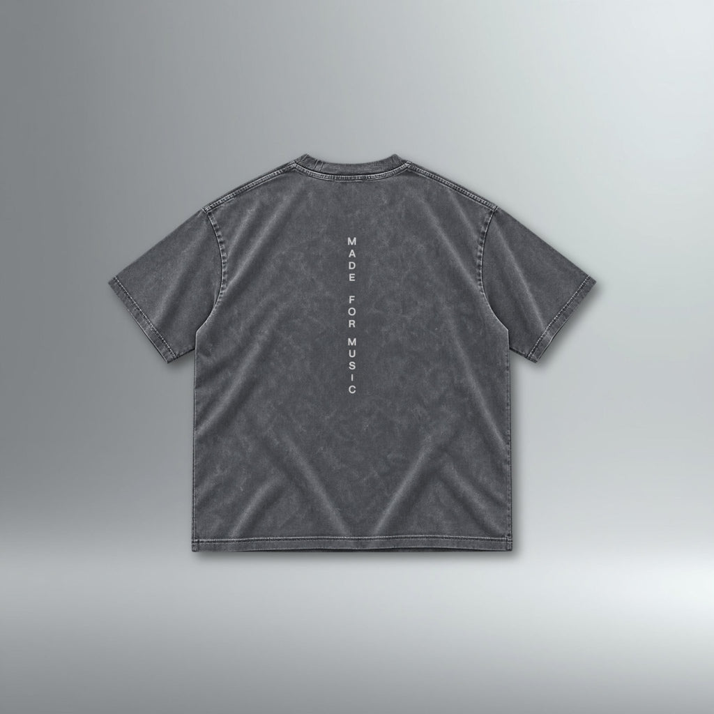 Made for Music Signature Embroidered Tee | Above Average Clothing | organic cotton apparel