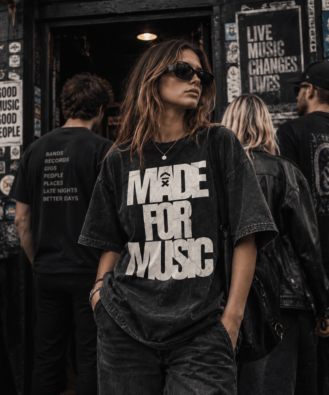 Made For Music Signature Heavyweight Tee | Above Average Clothing | organic cotton apparel