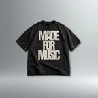 Made For Music Signature Heavyweight Tee | Above Average Clothing | organic cotton apparel