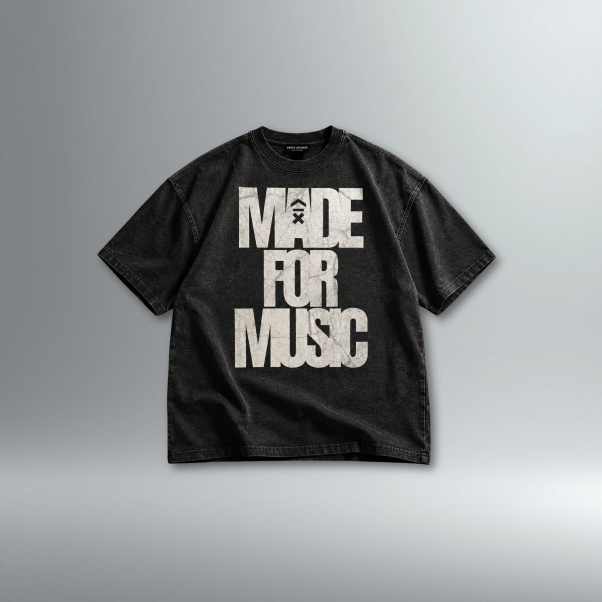 Made For Music Signature Heavyweight Tee | Above Average Clothing | organic cotton apparel