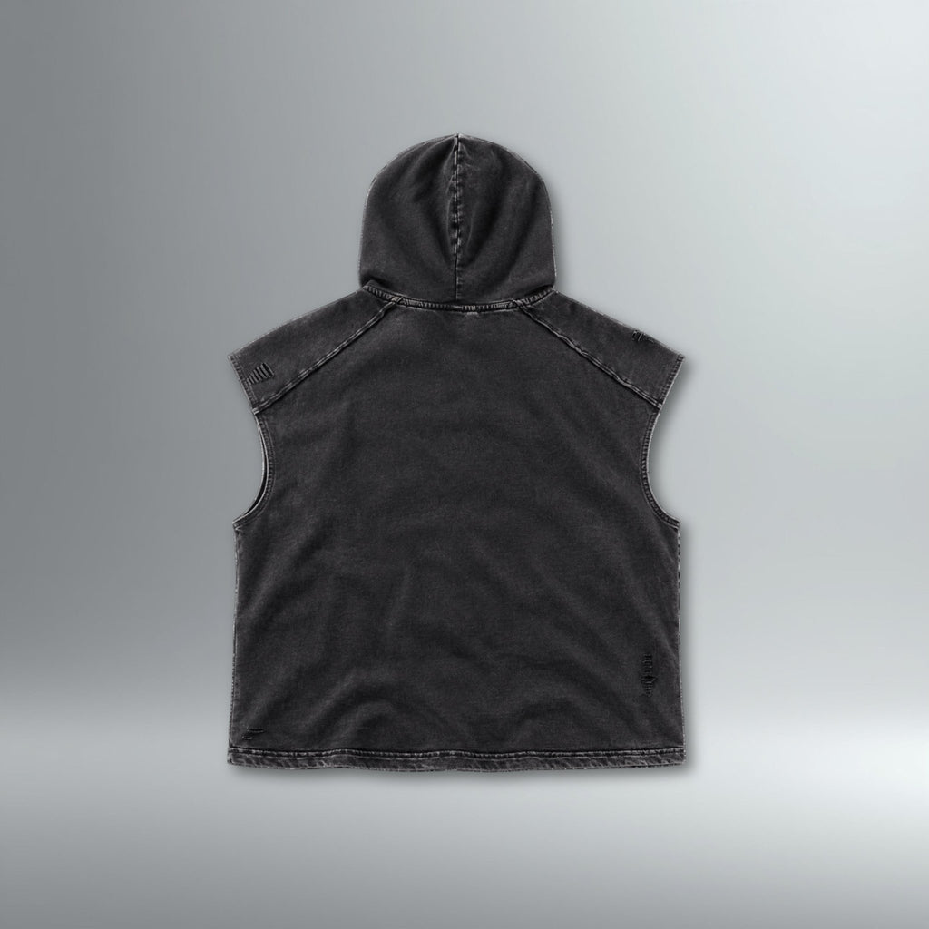 Made For Music Snow Washed Hooded Sleeveless | Above Average Clothing | organic cotton apparel
