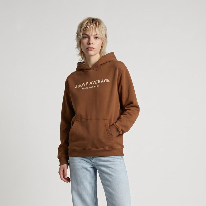 'Made for Music' Studio Print Hoodie | Above Average Clothing | organic cotton apparel