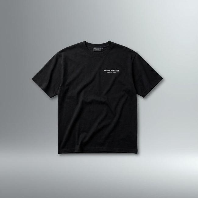 'Made for Music' Studio Print Tee | Above Average Clothing | organic cotton apparel