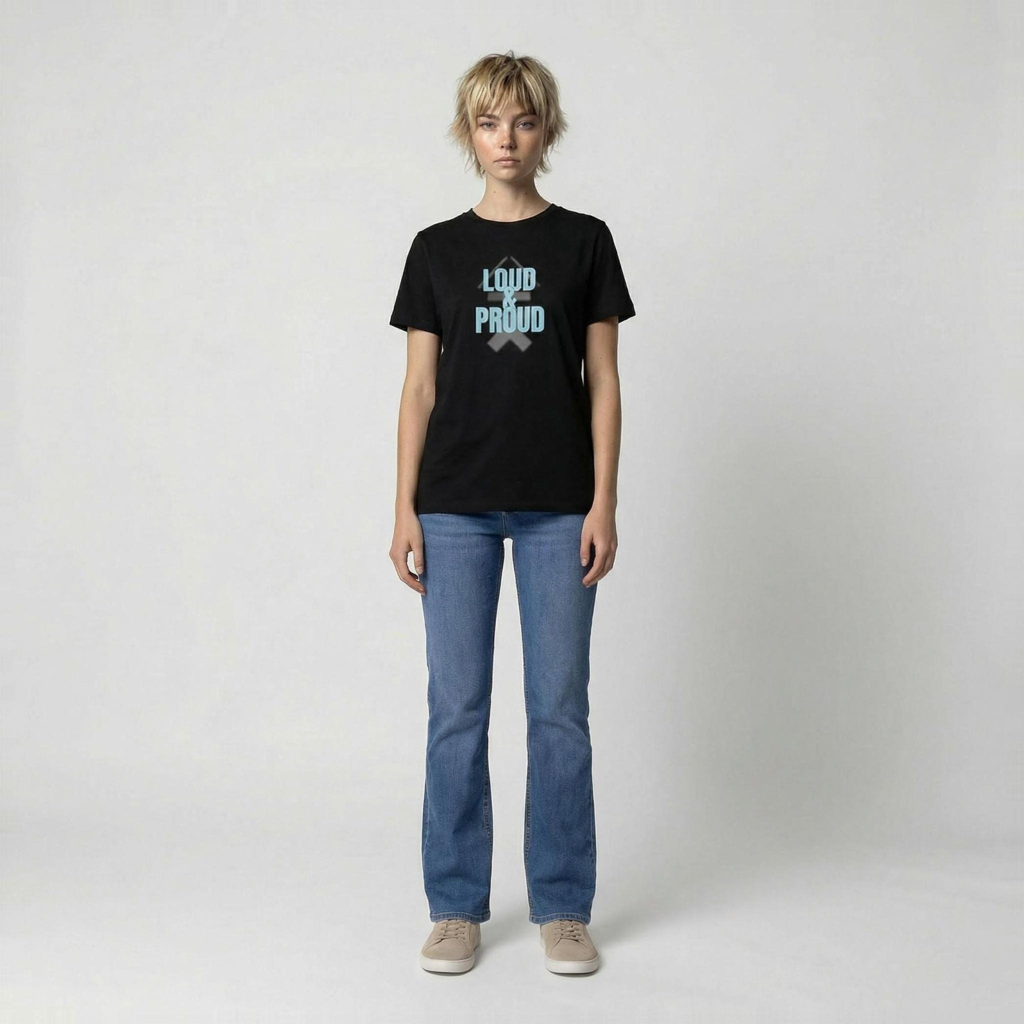 MADE YOUR VON WAY Personalised “LOUD & PROUD” Tee | Above Average Clothing | organic cotton apparel