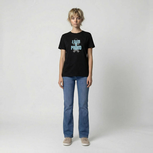 MADE YOUR VON WAY Personalised “LOUD & PROUD” Tee | Above Average Clothing | organic cotton apparel