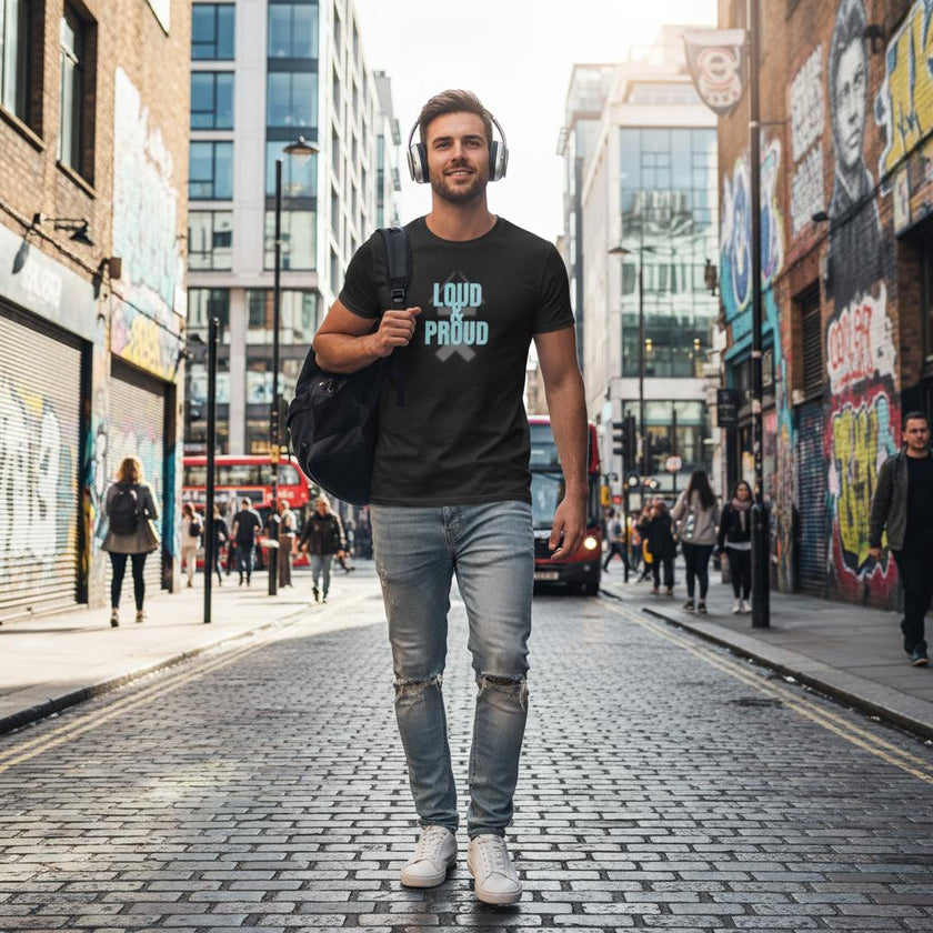 MADE YOUR VON WAY Personalised “LOUD & PROUD” Tee | Above Average Clothing | organic cotton apparel