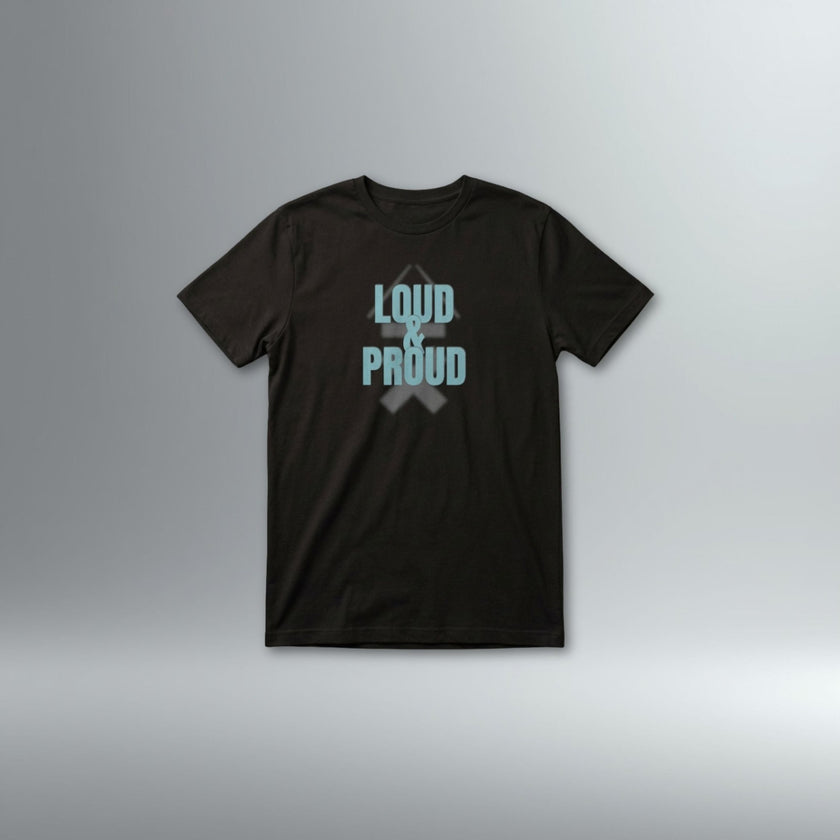 MADE YOUR VON WAY Personalised “LOUD & PROUD” Tee | Above Average Clothing | organic cotton apparel