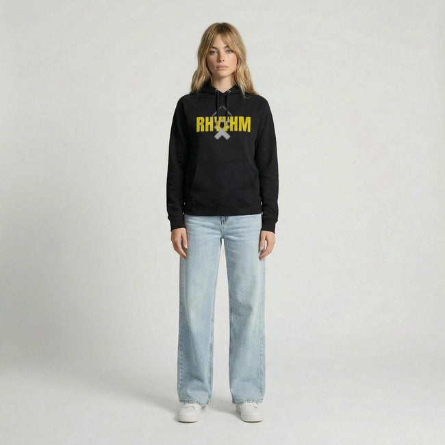 MADE YOUR VON WAY Personalised 'RHYTHM' Hoodie | Above Average Clothing | organic cotton apparel