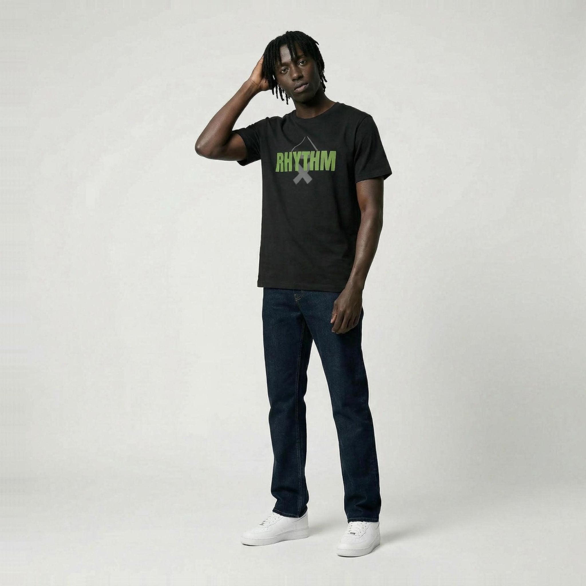 MADE YOUR VON WAY Personalised “RHYTHM” Tee | Above Average Clothing | organic cotton apparel