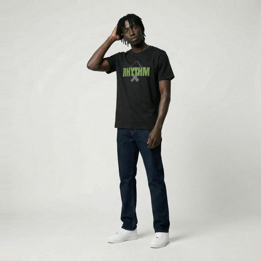 MADE YOUR VON WAY Personalised “RHYTHM” Tee | Above Average Clothing | organic cotton apparel