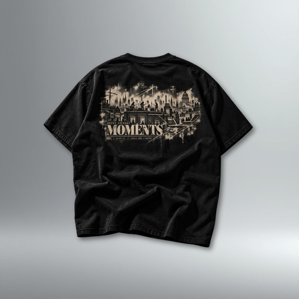 MOMENTS 001 Rooftop Tee | Above Average Clothing | organic cotton apparel