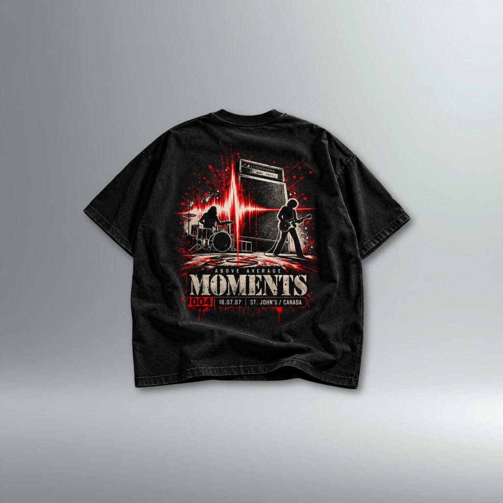 MOMENTS 004: 'One Note' Oversized Tee | Above Average Clothing | organic cotton apparel