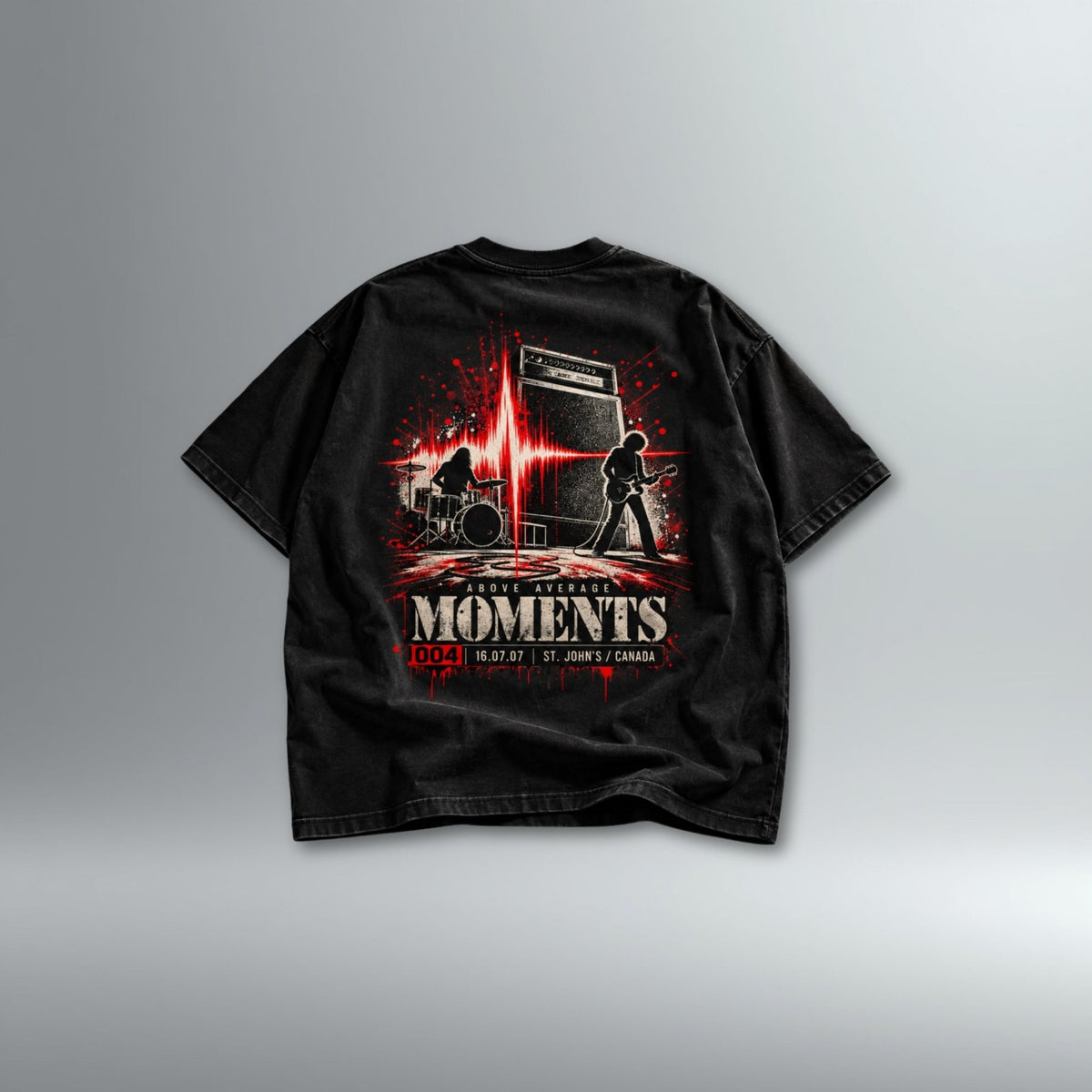 MOMENTS 004: 'One Note' Oversized Tee | Above Average Clothing | organic cotton apparel