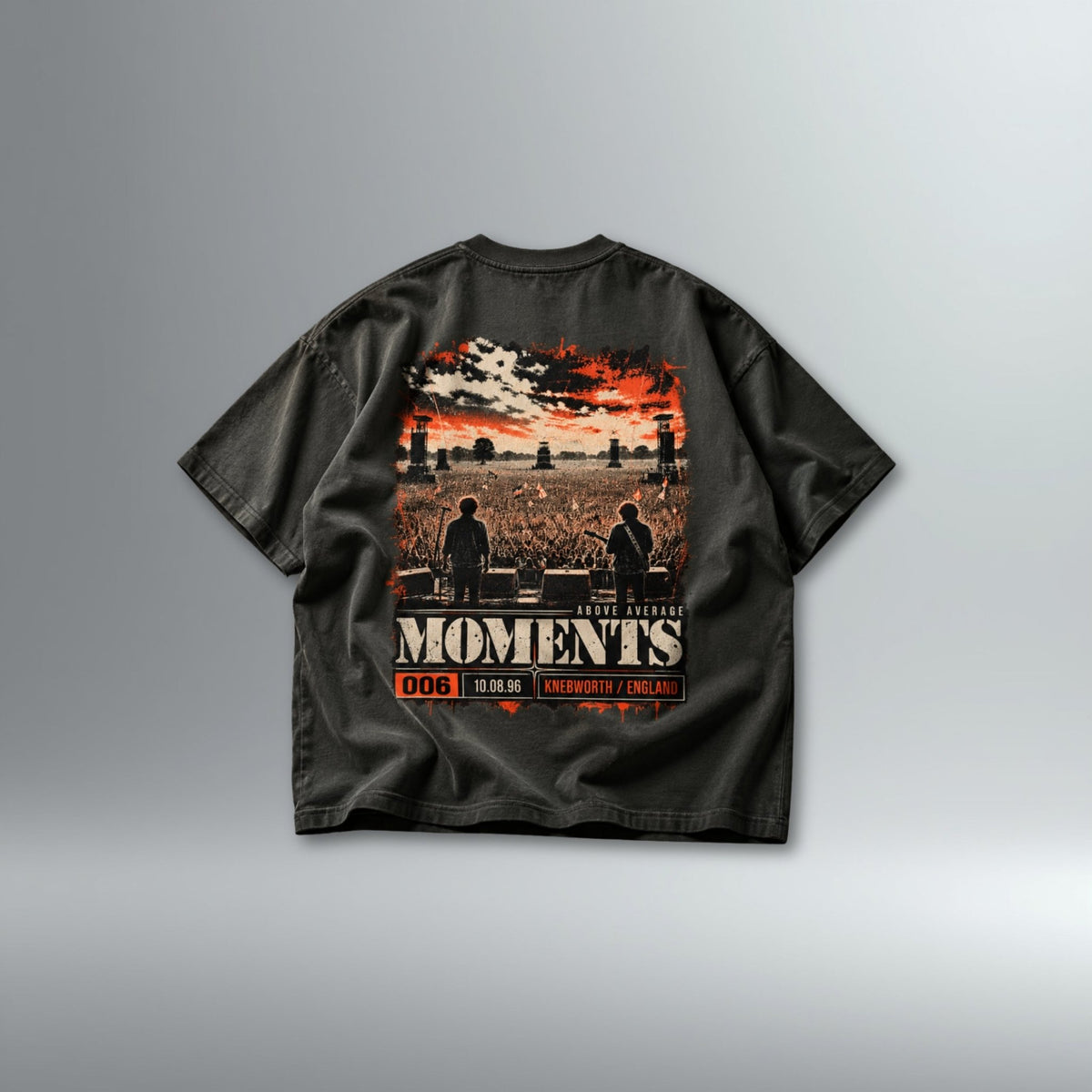 MOMENTS 006: '250K' Drop Shoulder Tee | Above Average Clothing | organic cotton apparel