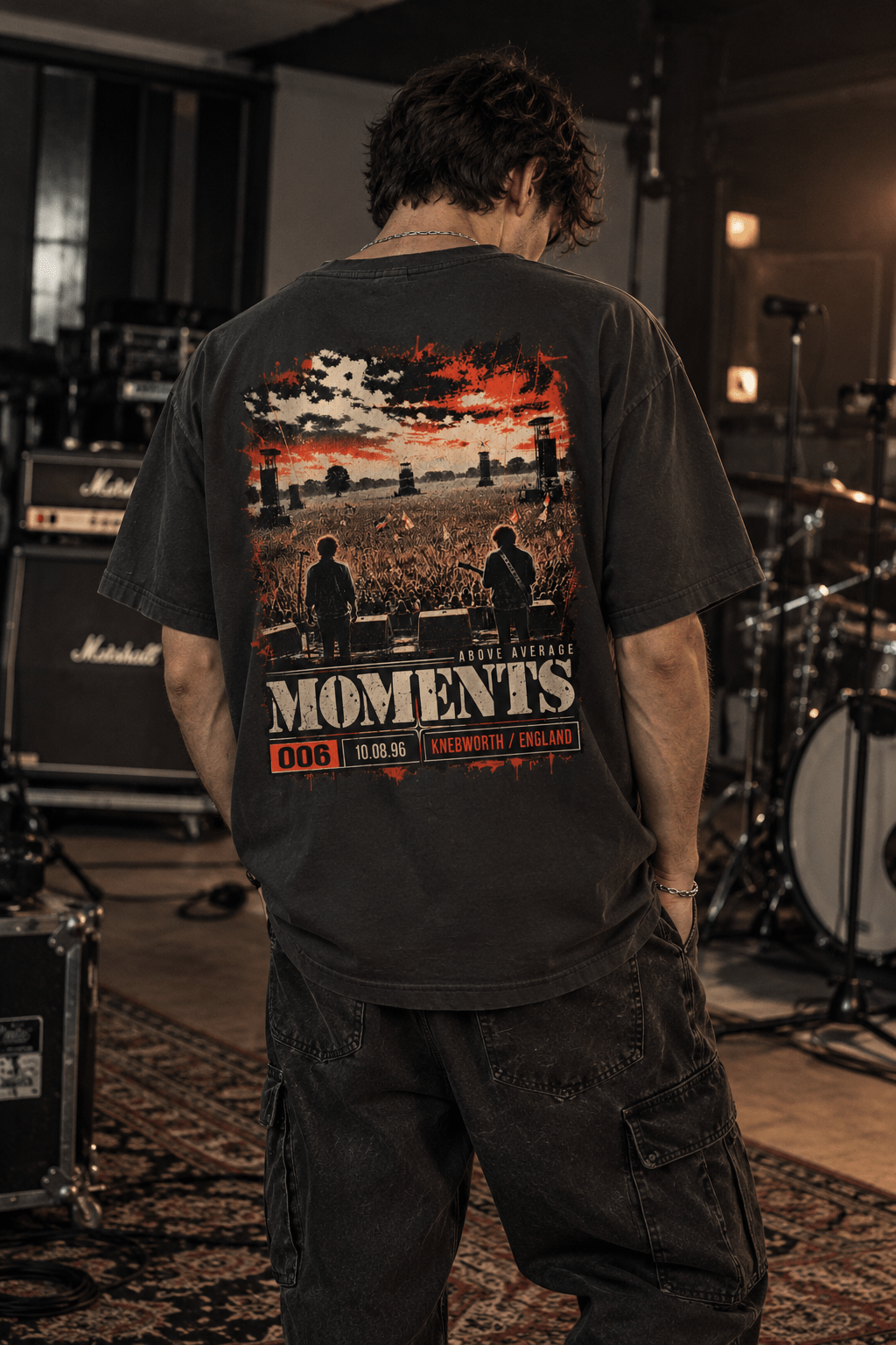 MOMENTS 006: '250K' Drop Shoulder Tee | Above Average Clothing | organic cotton apparel