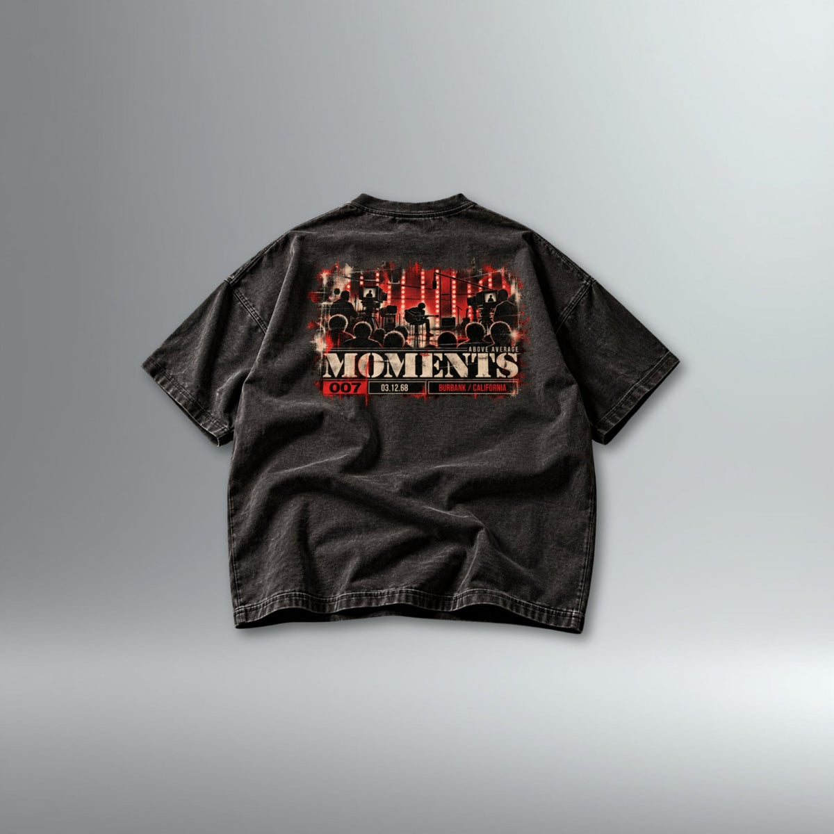 MOMENTS 007: 'Comeback' Vintage Heavy Tee | Above Average Clothing | organic cotton apparel