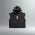MOMENTS 008: 'High Voltage' Sleeveless Hoodie | Above Average Clothing | organic cotton apparel