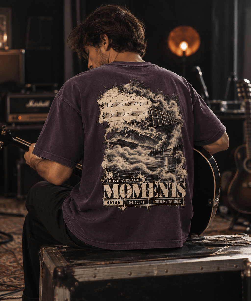 MOMENTS 010: 'Inversion' Vintage Heavy Tee | Above Average Clothing | organic cotton apparel