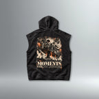 MOMENTS 012: ‘Rotation’ Distressed Sleeveless Hoodie | Above Average Clothing | organic cotton apparel