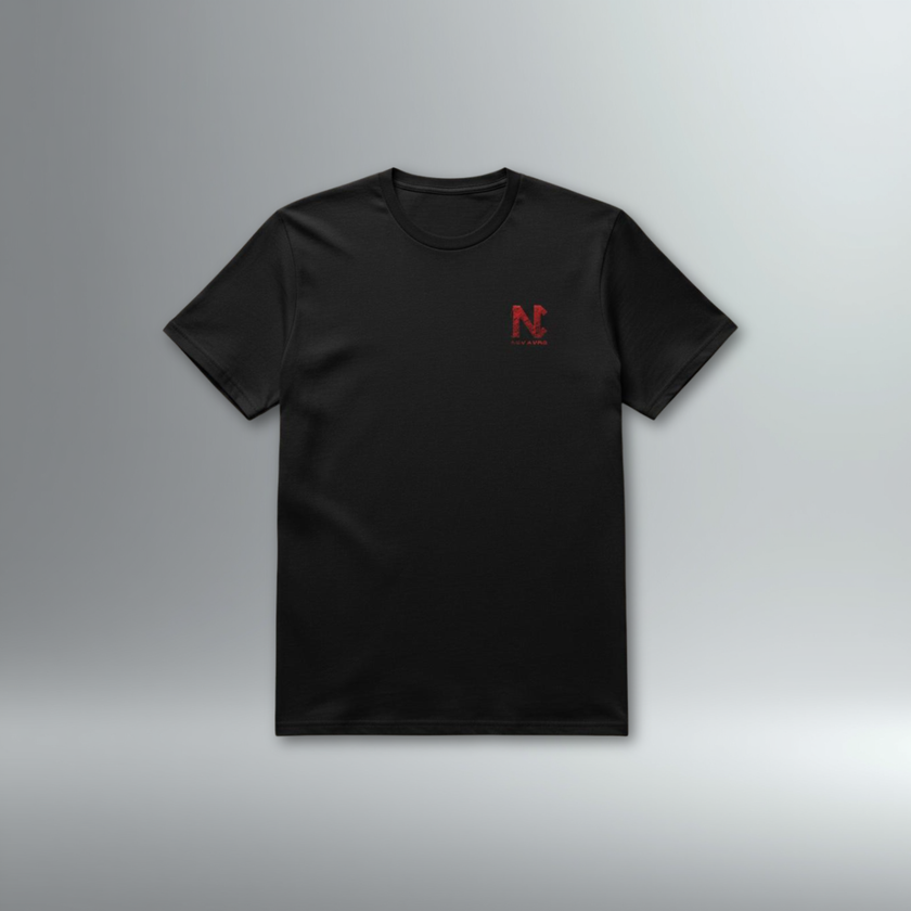 Nic Collins DRMMR Tee Small Logo | Above Average Clothing | organic cotton apparel