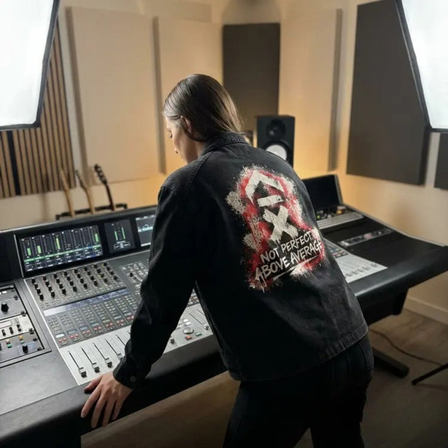 'not perfect' Signature Denim Jacket | Above Average Clothing | organic cotton apparel