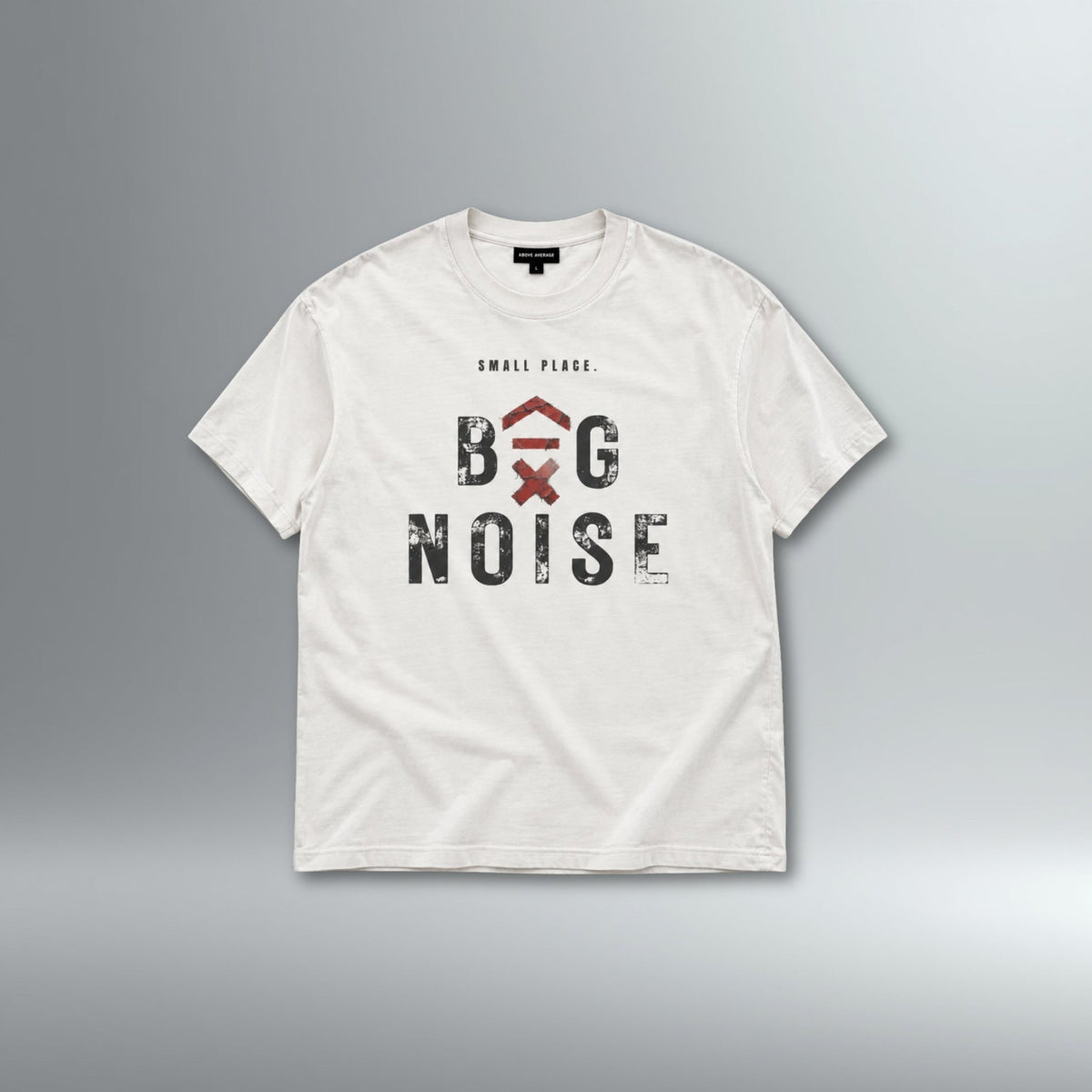 Project 354 | Small Place. Big Noise. Tee - White | Above Average Clothing | organic cotton apparel