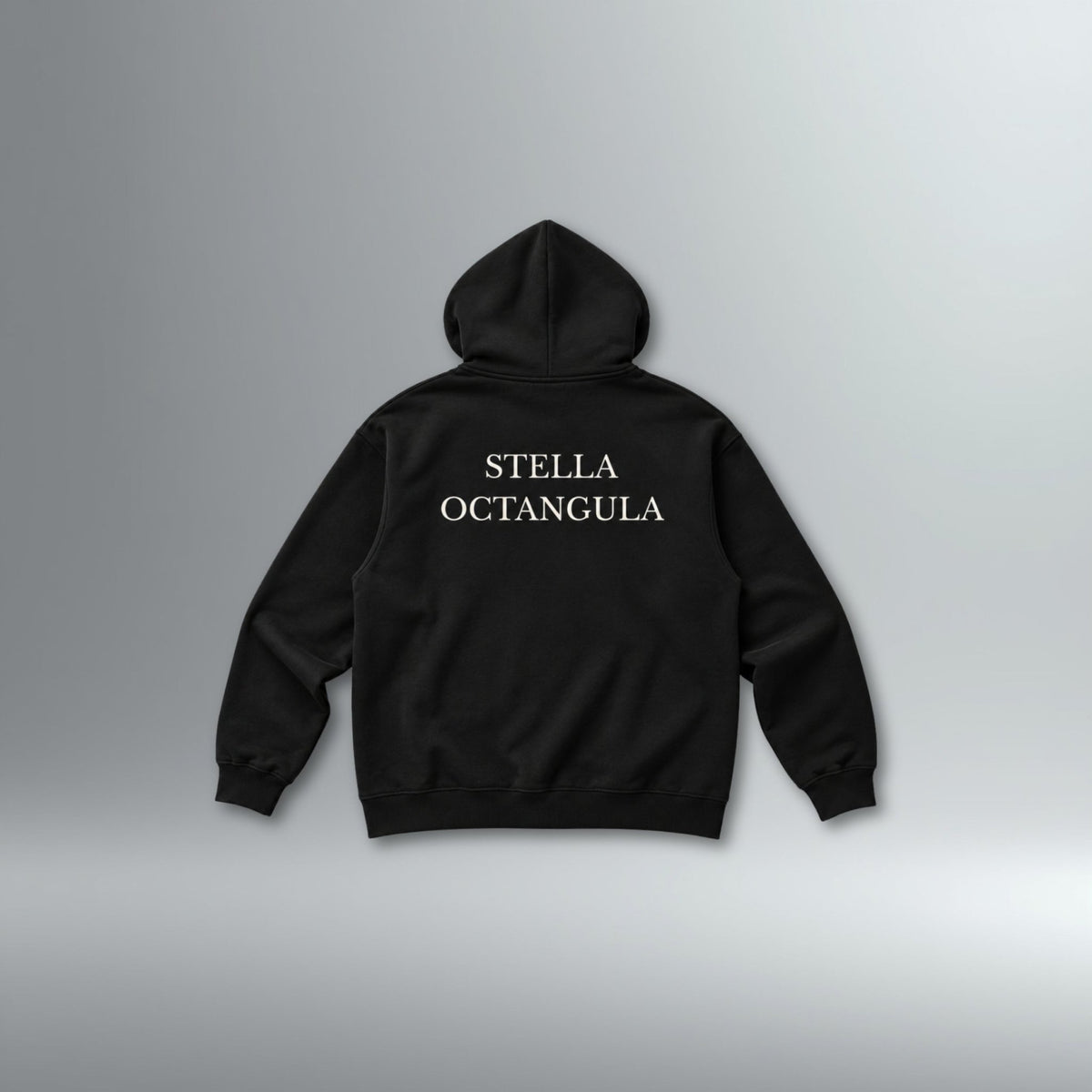 Stella Octangula Lunar Phase Hoodie | Above Average Clothing | organic cotton apparel